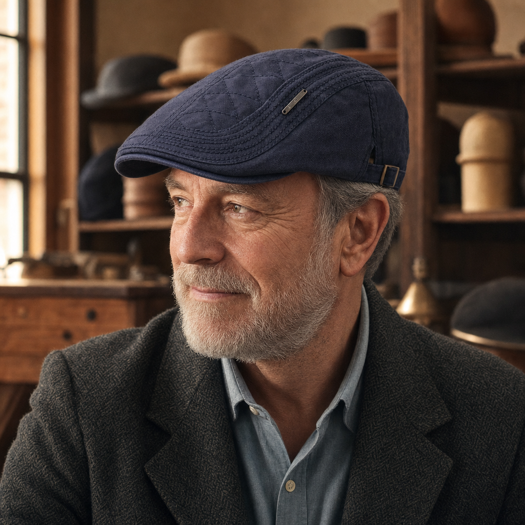 Quilted Cotton Cap — HAWORTH
