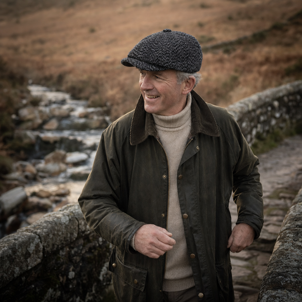 Tweed Newsboy Cap — CONWY