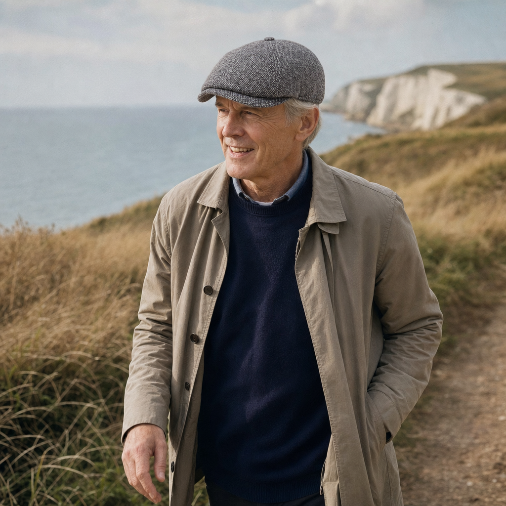 Flecked Eight-Panel Cap — RIPON