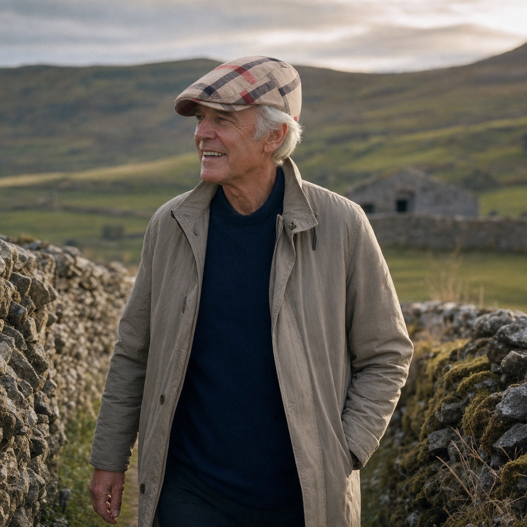 Vintage Check Cap — DOLGELLAU