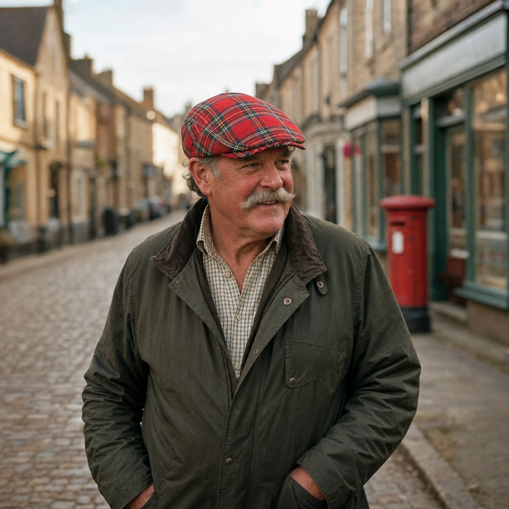 Festive Plaid Cap — ELGIN