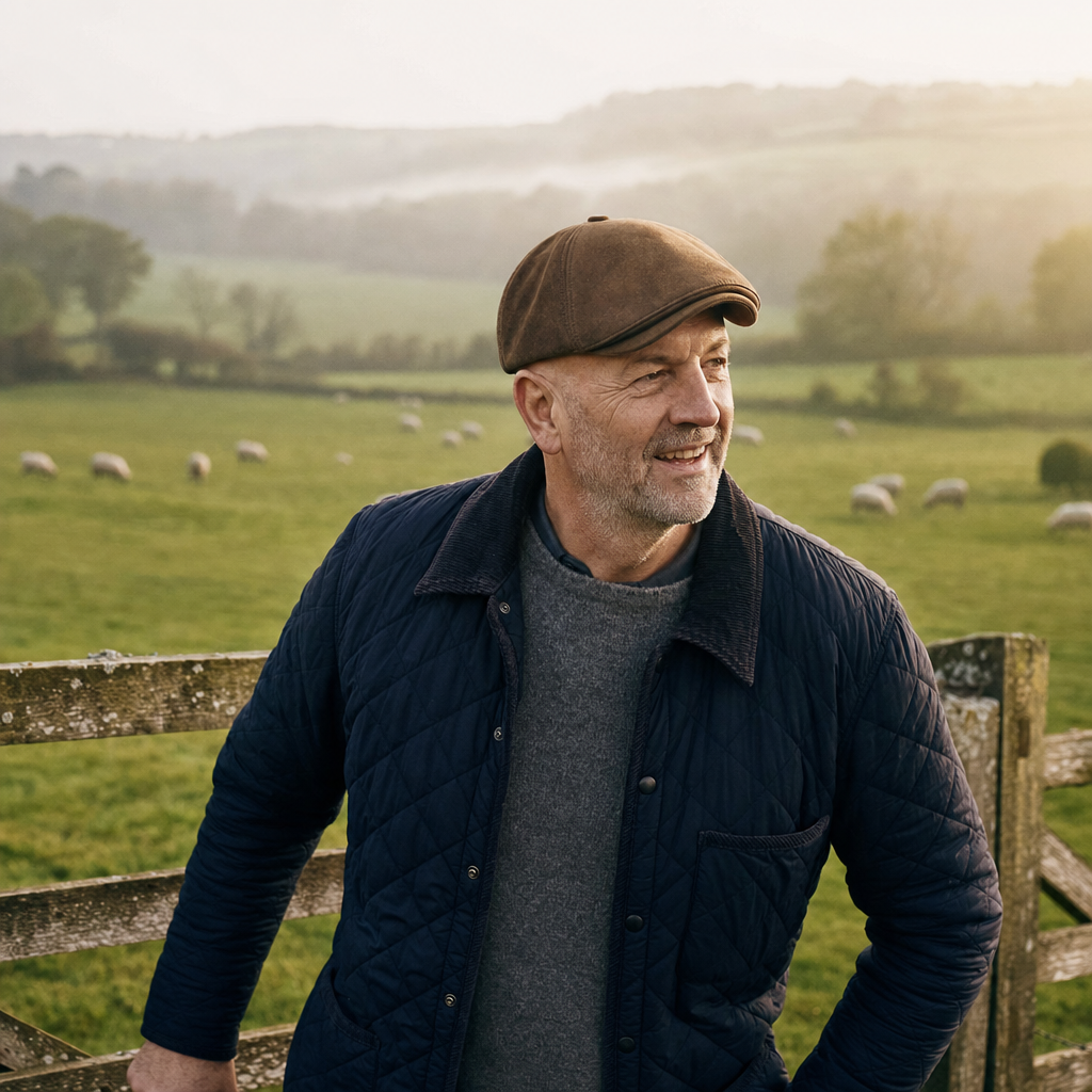 Warm Leather Blend Cap — HEREFORD