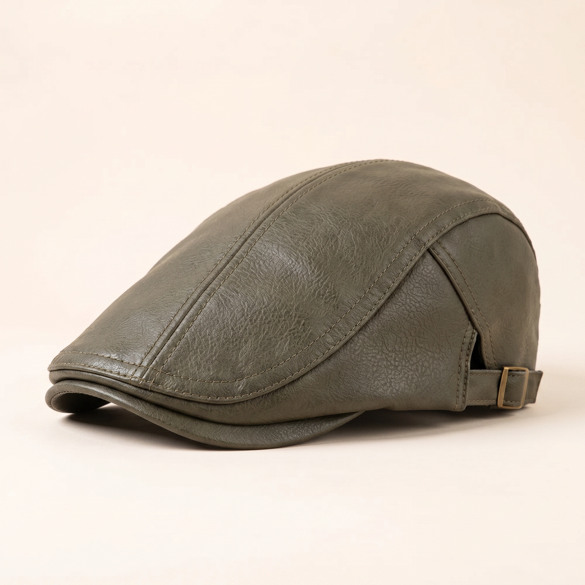 Heritage Leather Cap — SEDBERGH