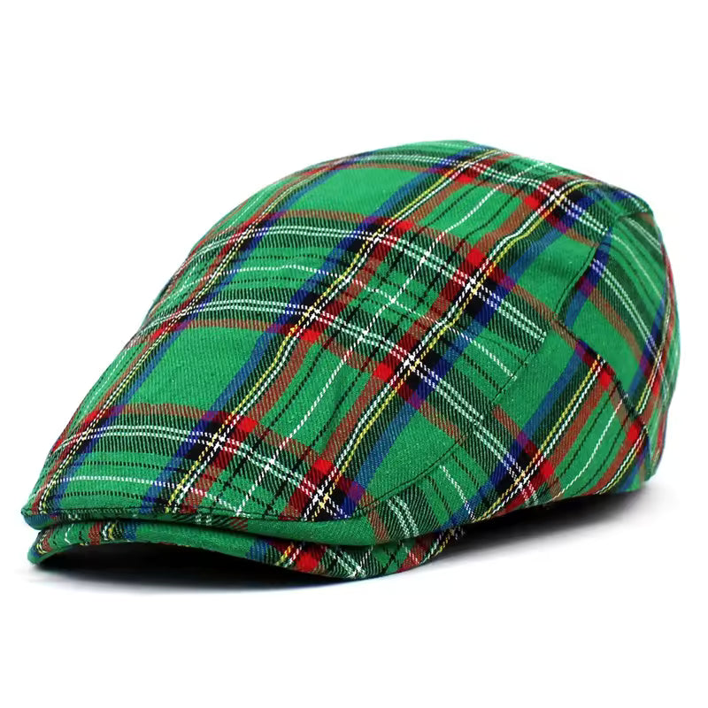 Festive Plaid Cap — DUNKELD