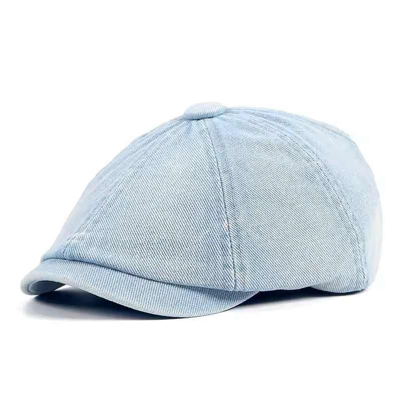 Denim Newsboy Cap — KELSO