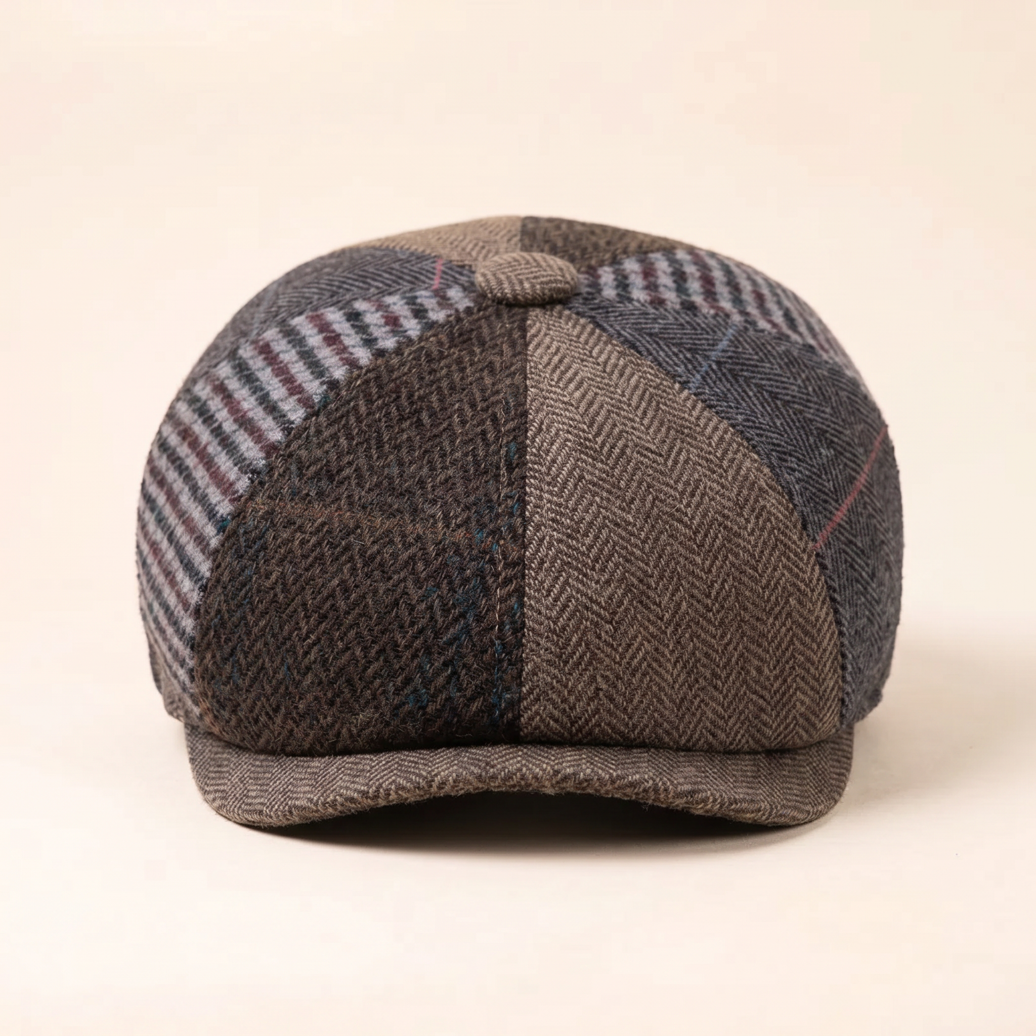 Wool Patchwork Cap — MALHAM