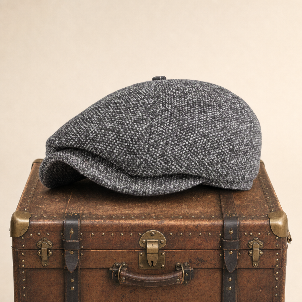 Flecked Eight-Panel Cap — CRIEFF