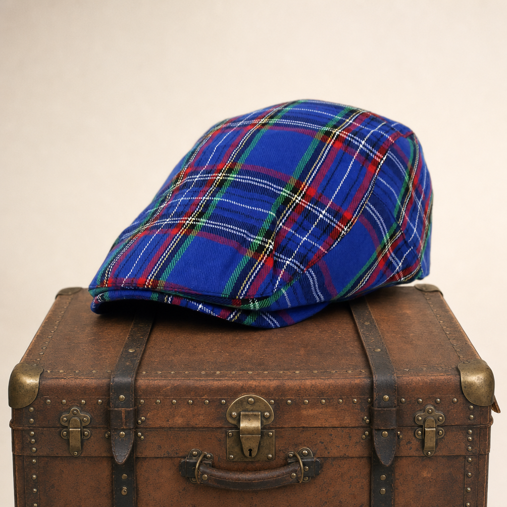 Festive Plaid Cap — DUNKELD