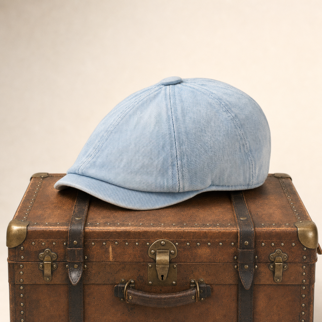Denim Newsboy Cap — LOMOND