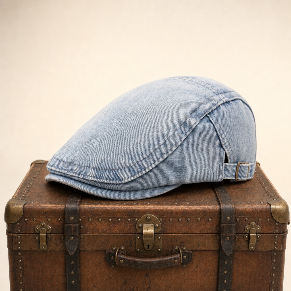 Stonewash Denim Cap — OTLEY
