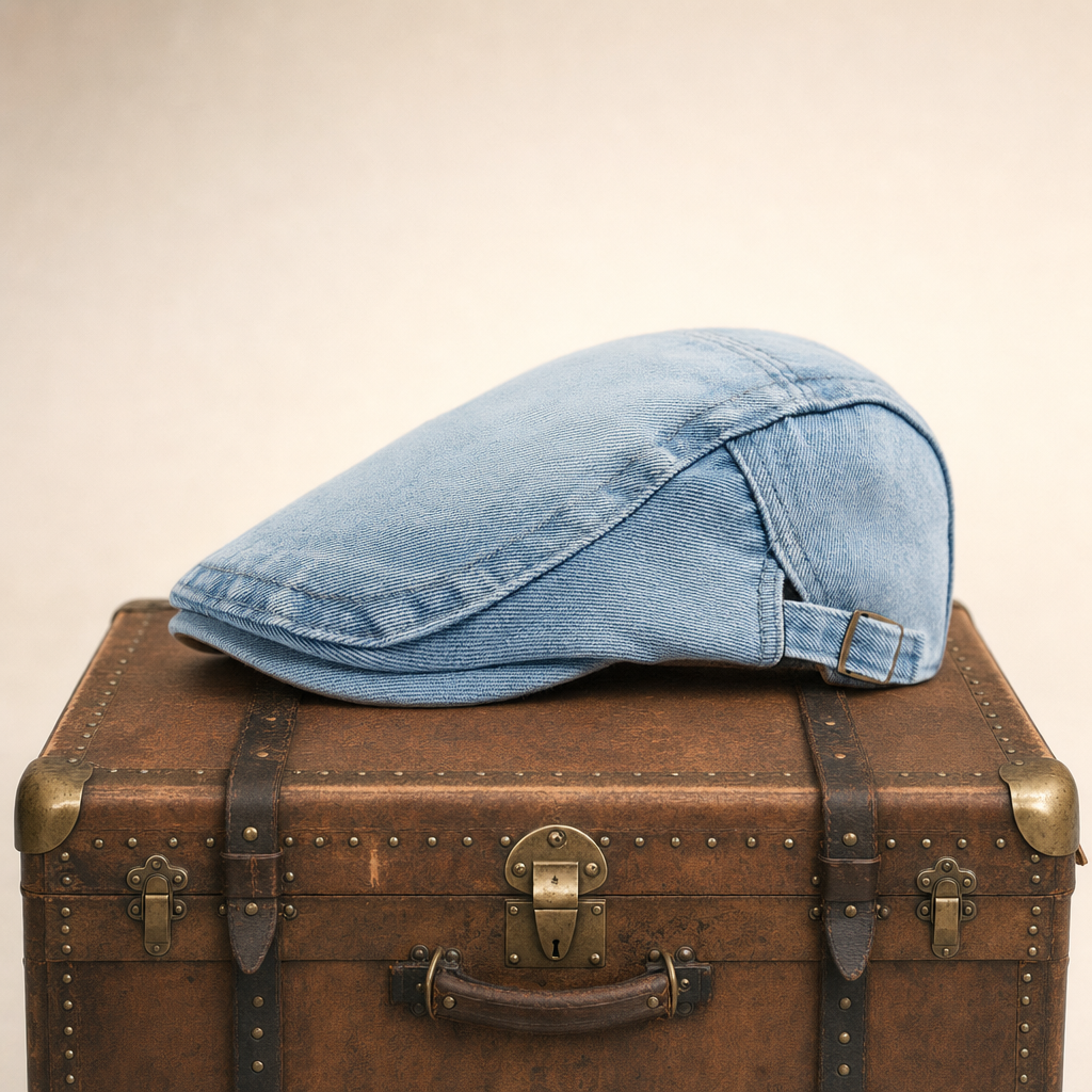 Stonewash Denim Cap — AMBLESIDE
