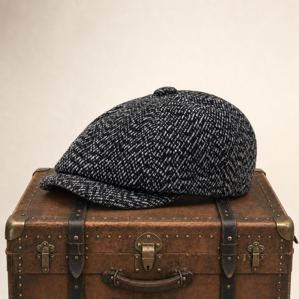 Tweed Newsboy Cap — SETTLE
