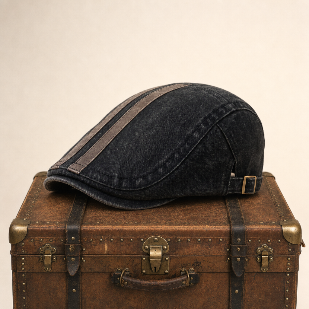 Denim Strip Cap — MASHAM