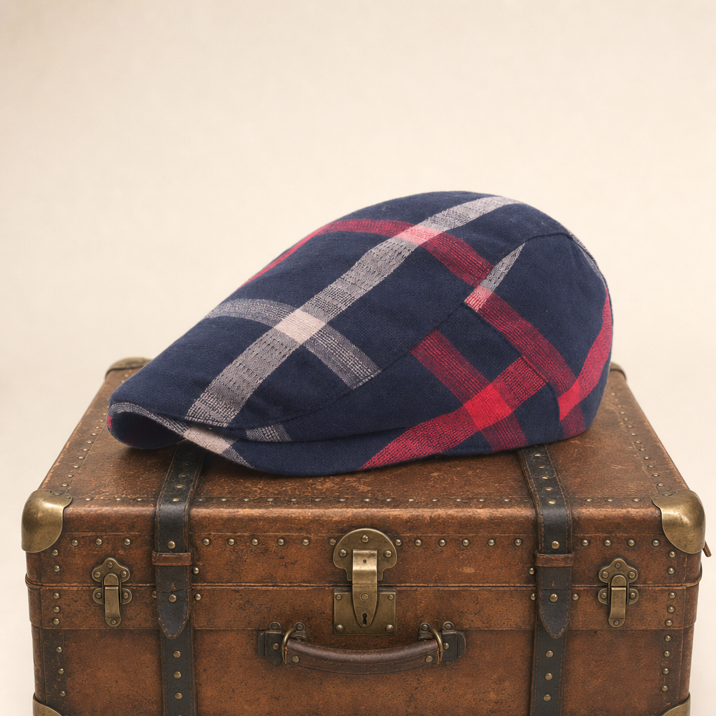 Vintage Check Cap — DOLGELLAU