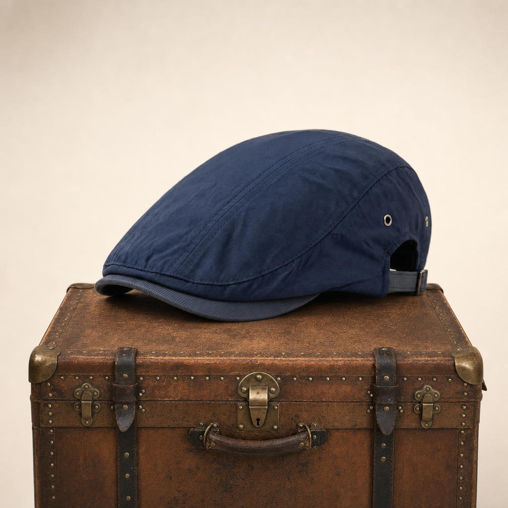 Pinstripe Cotton Cap — MARSDEN