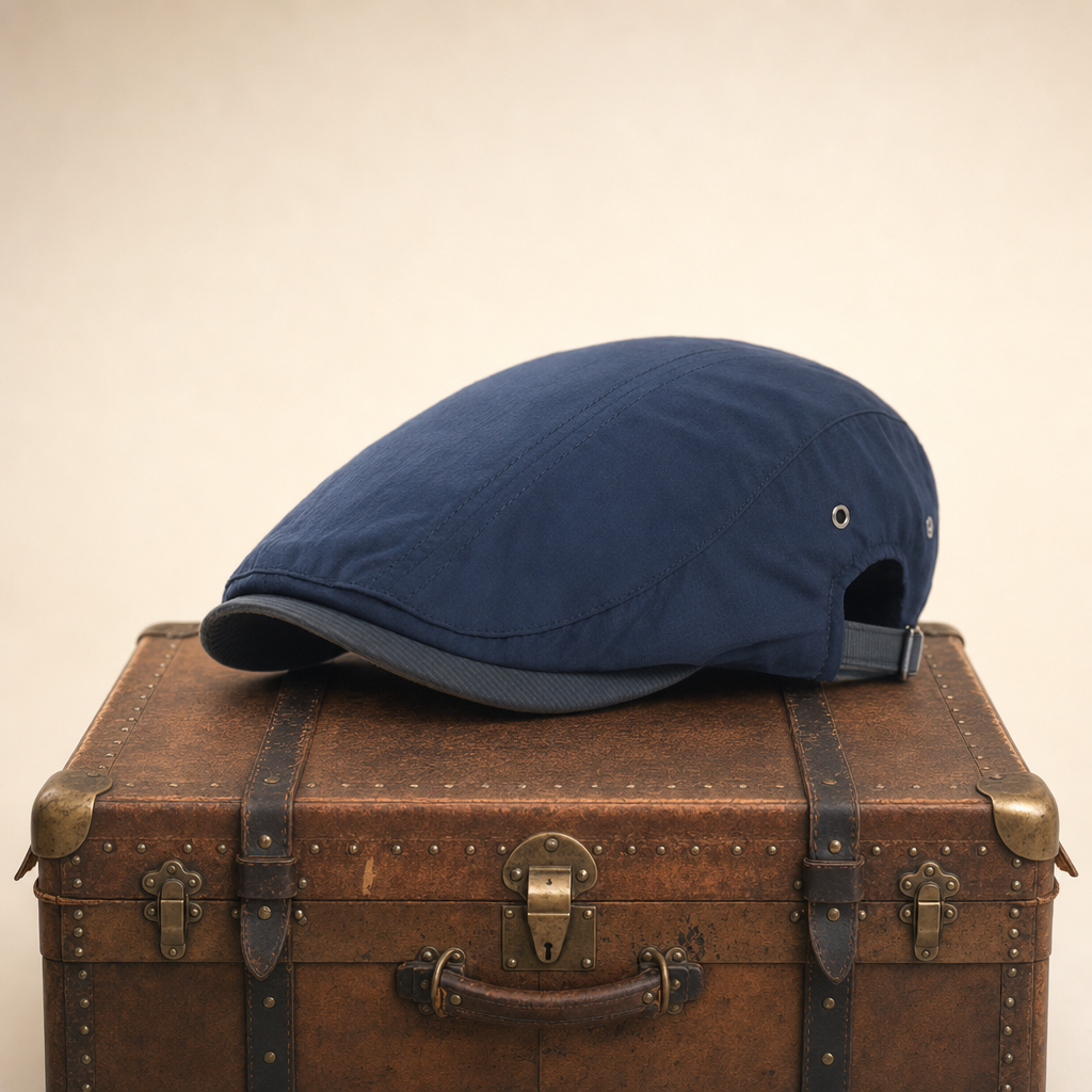 Pinstripe Cotton Cap — BRAMPTON