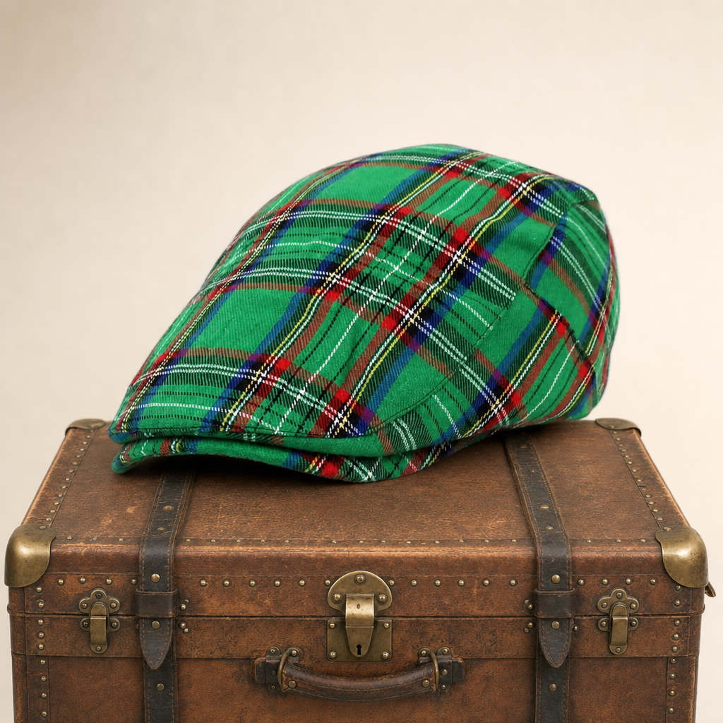 Festive Plaid Cap — DUNKELD