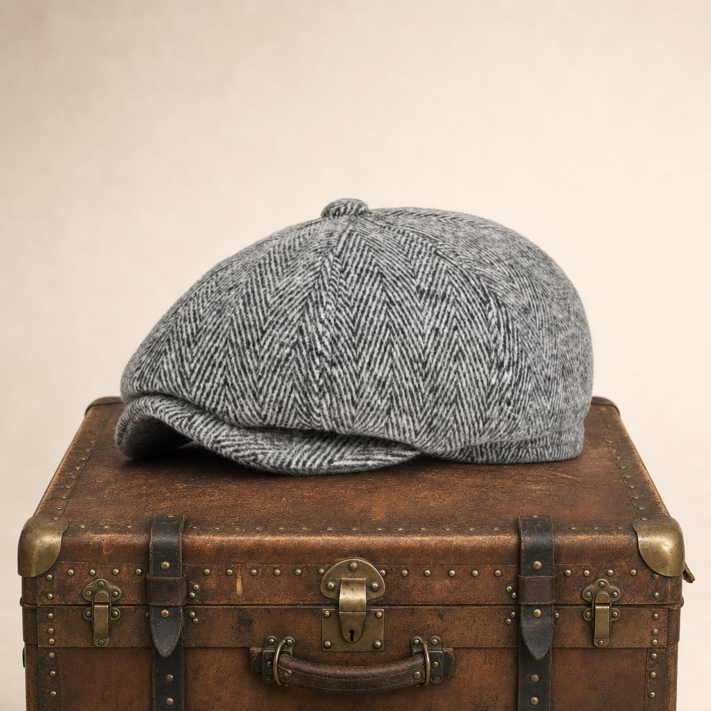 Herringbone Earflap Cap — KIRKCUDBRIGHT