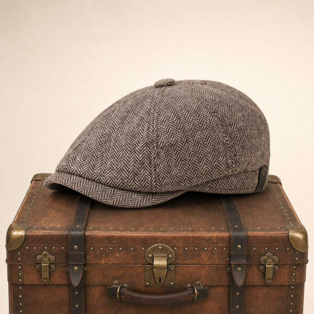 Herringbone Wool Cap — ROSSENDALE
