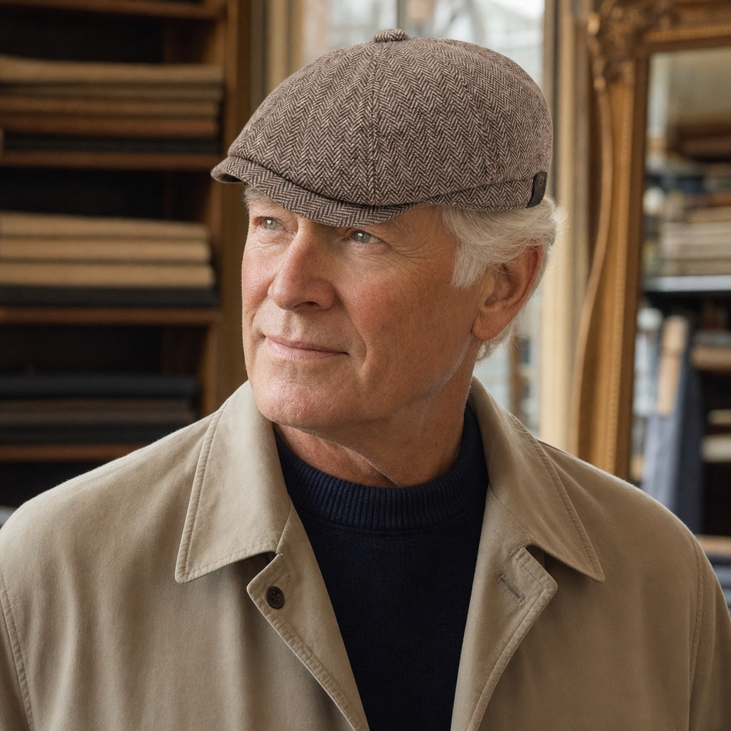 Herringbone Wool Cap — ROSSENDALE