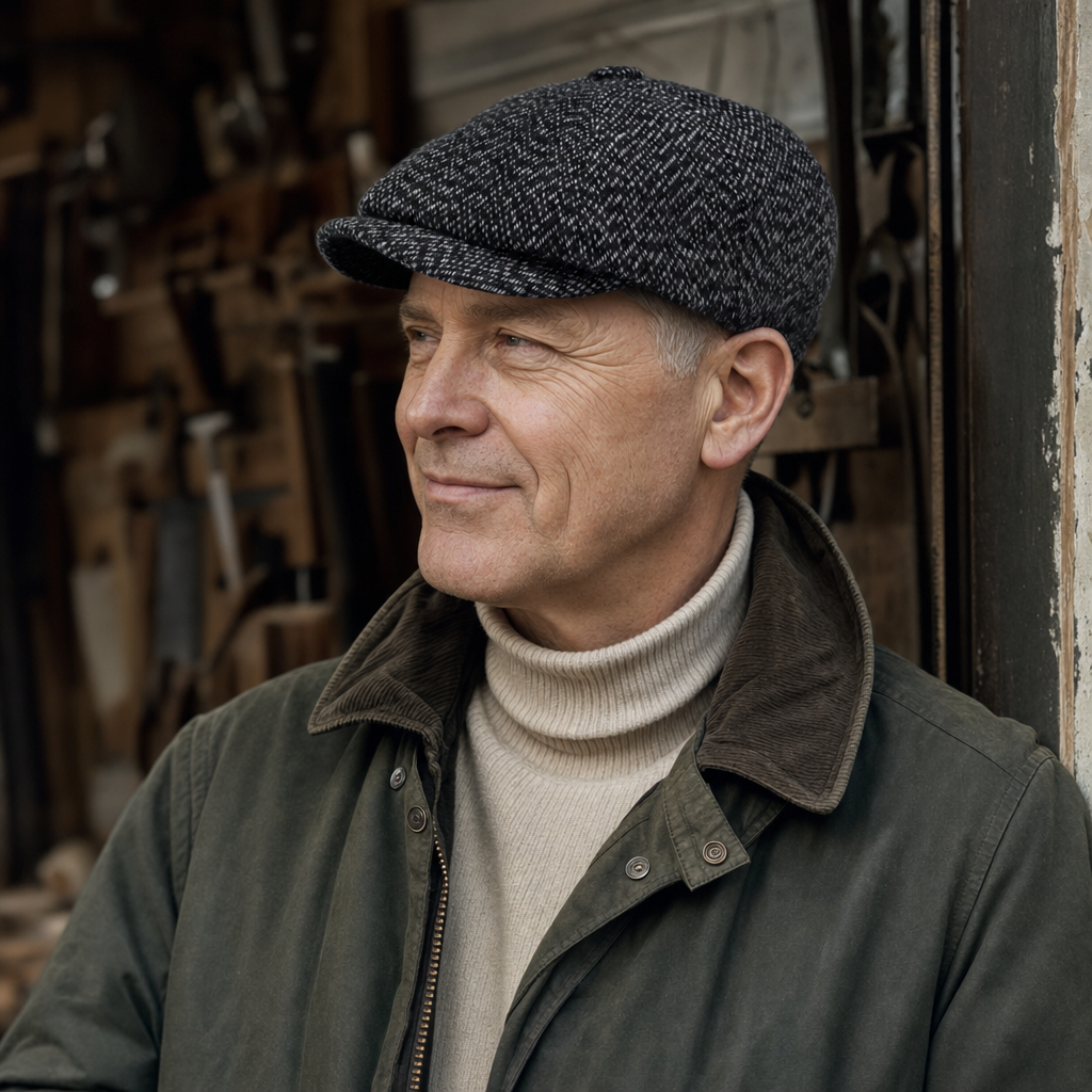 Tweed Newsboy Cap — CONWY