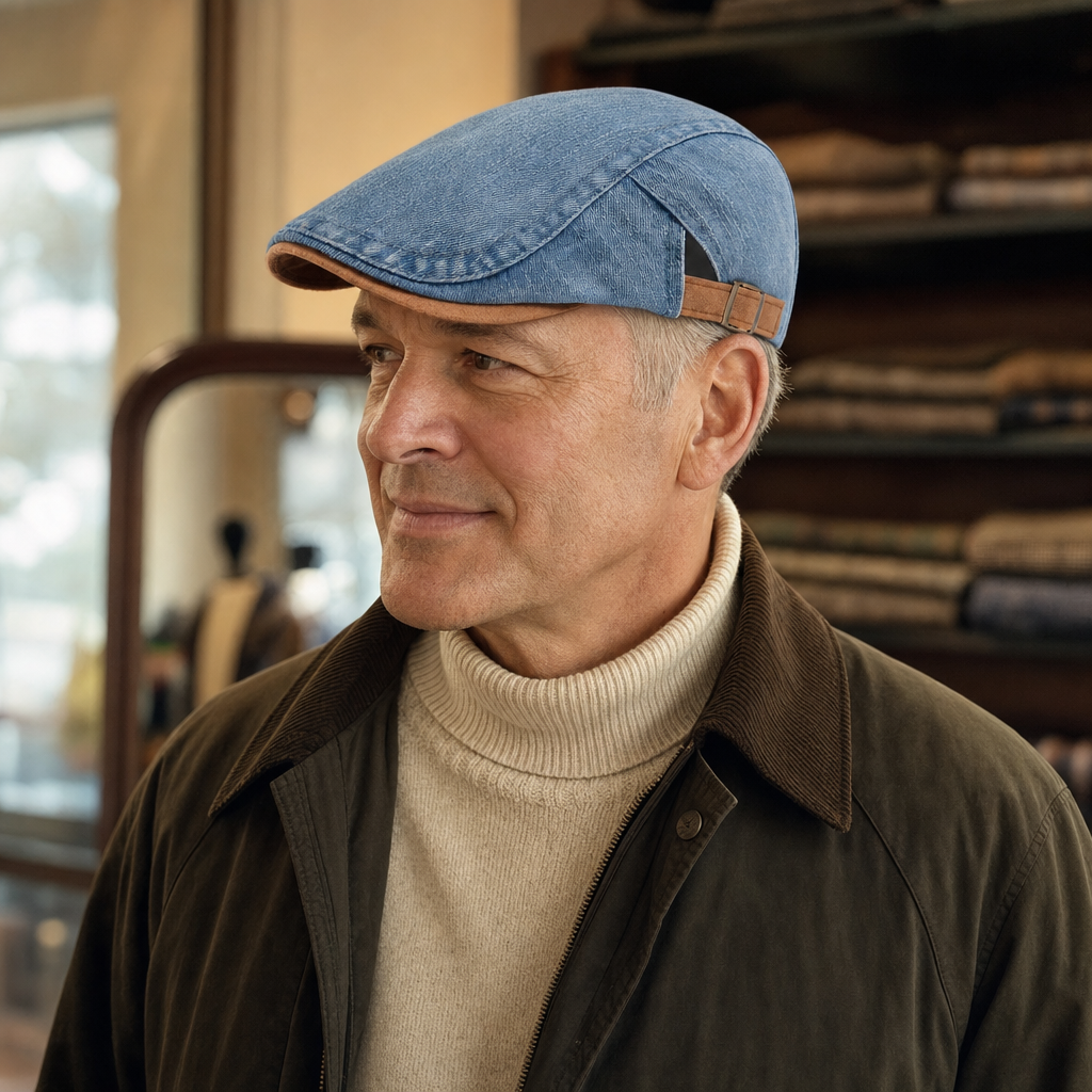 Denim Workwear Cap — BRECHIN