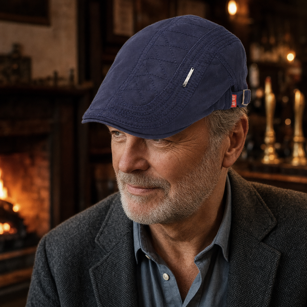 Quilted Cotton Cap — PENRITH