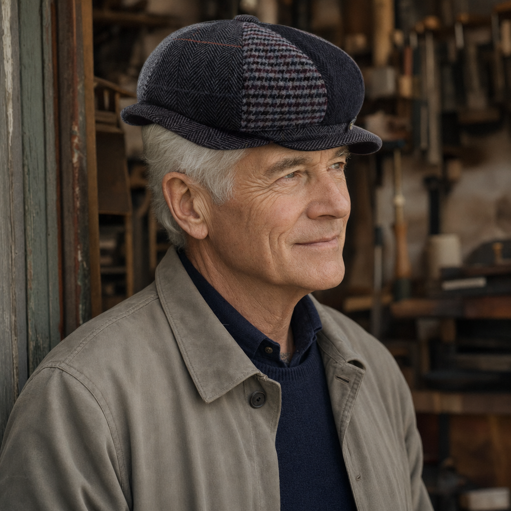 Wool Patchwork Cap — NANTWICH