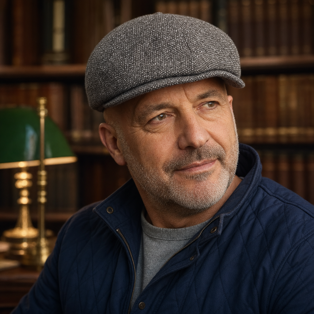 Flecked Eight-Panel Cap — CRIEFF