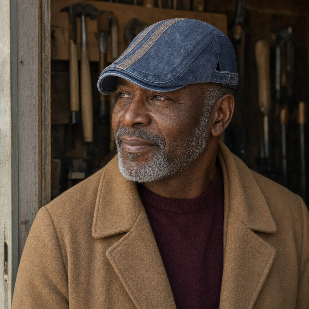 Denim Strip Cap — FORFAR