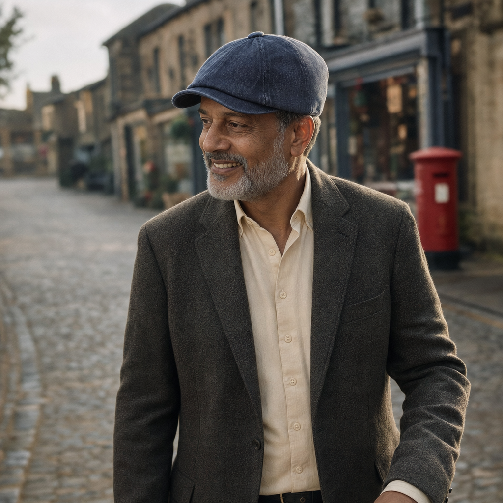 Denim Newsboy Cap — LOMOND