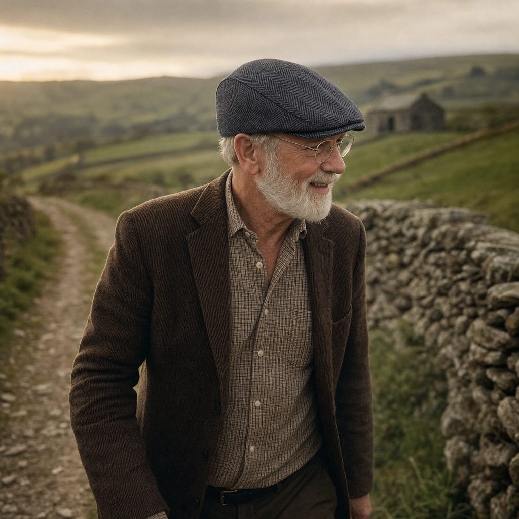 Herringbone Wool Cap — INGLETON