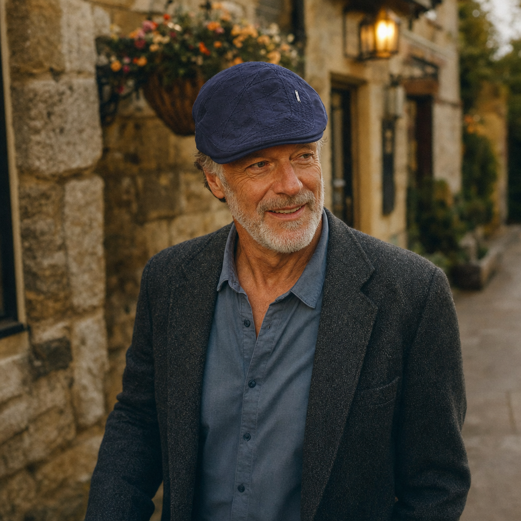 Quilted Cotton Cap — PENRITH