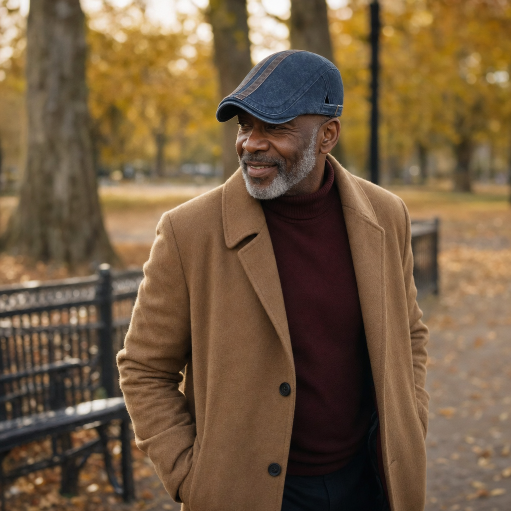 Denim Strip Cap — FORFAR