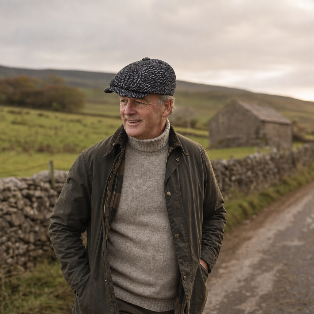 Tweed Newsboy Cap — SETTLE