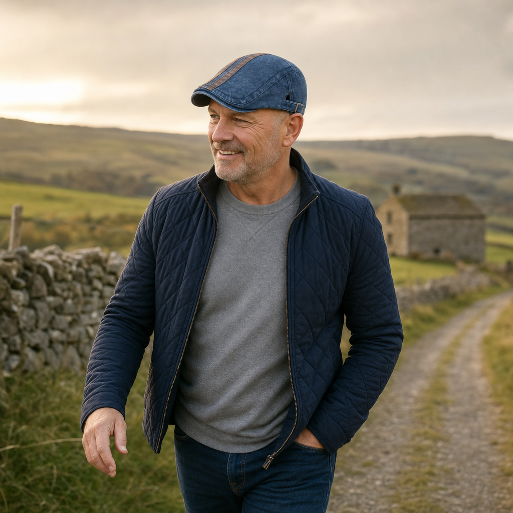 Denim Strip Cap — MASHAM