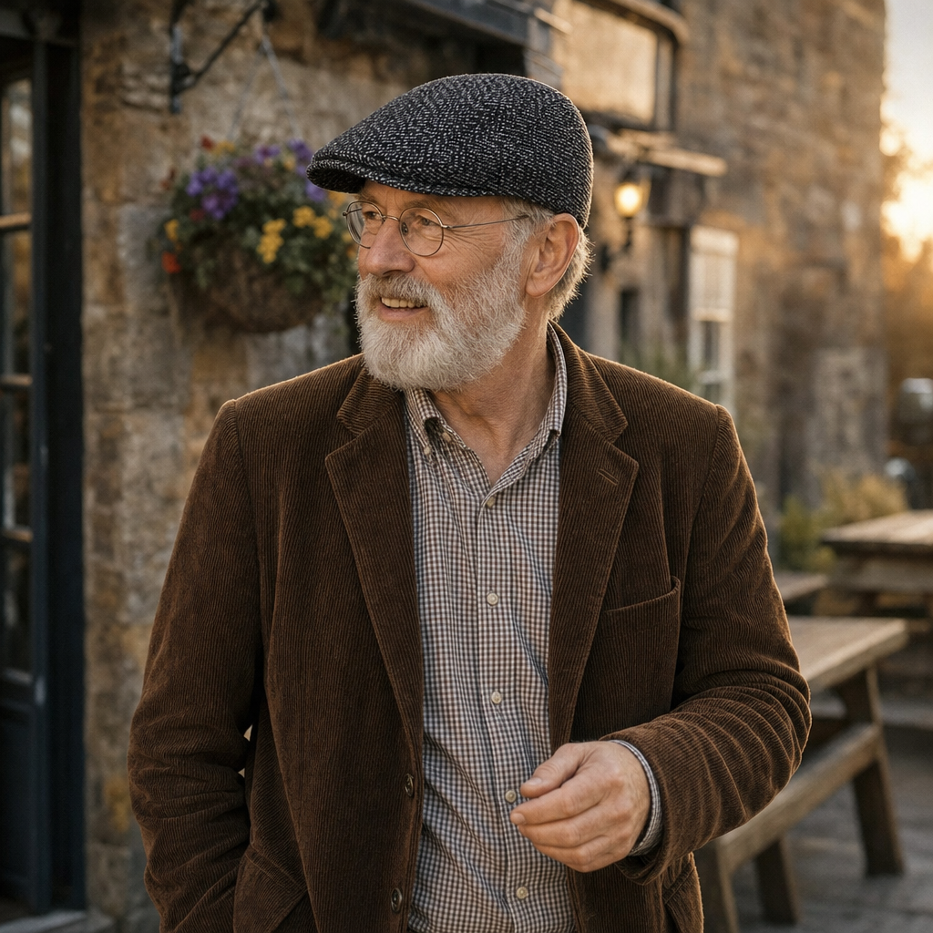 Tweed Flat Cap — RUTHIN