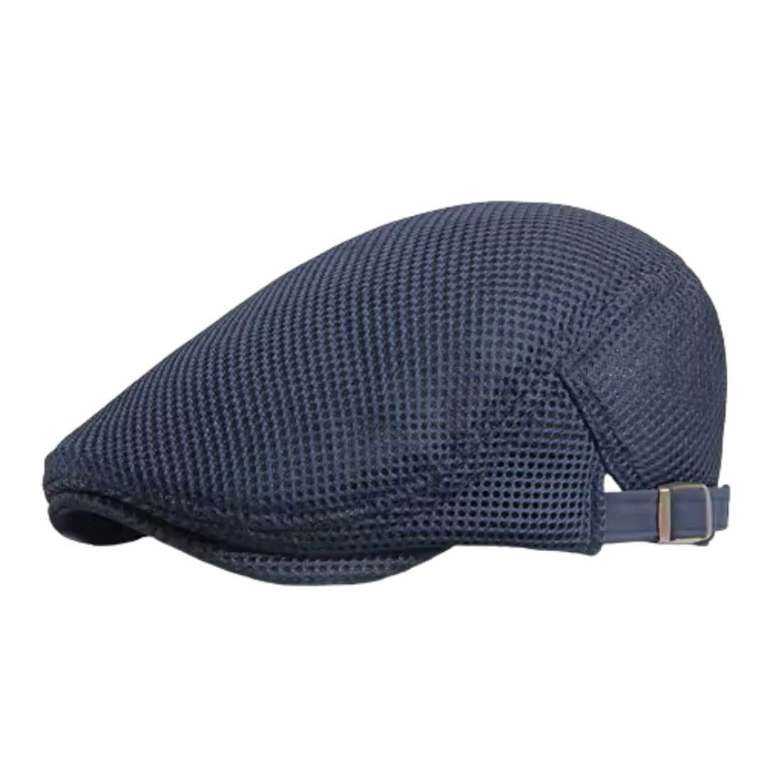 Mesh Acrylic Flat Cap | YELLOW