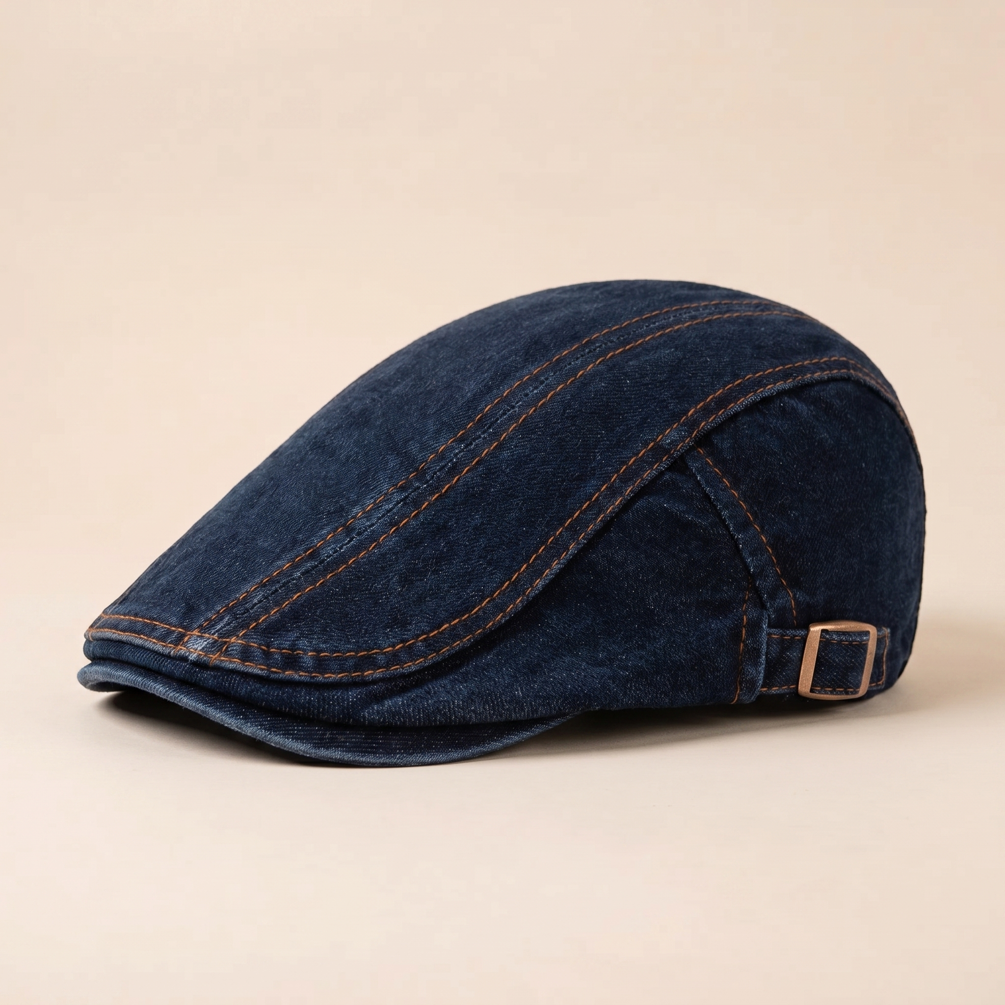 Denim Stitch Cap — HOLMFIRTH