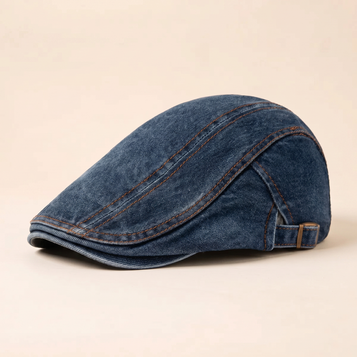 Denim Stitch Cap — HOLMFIRTH