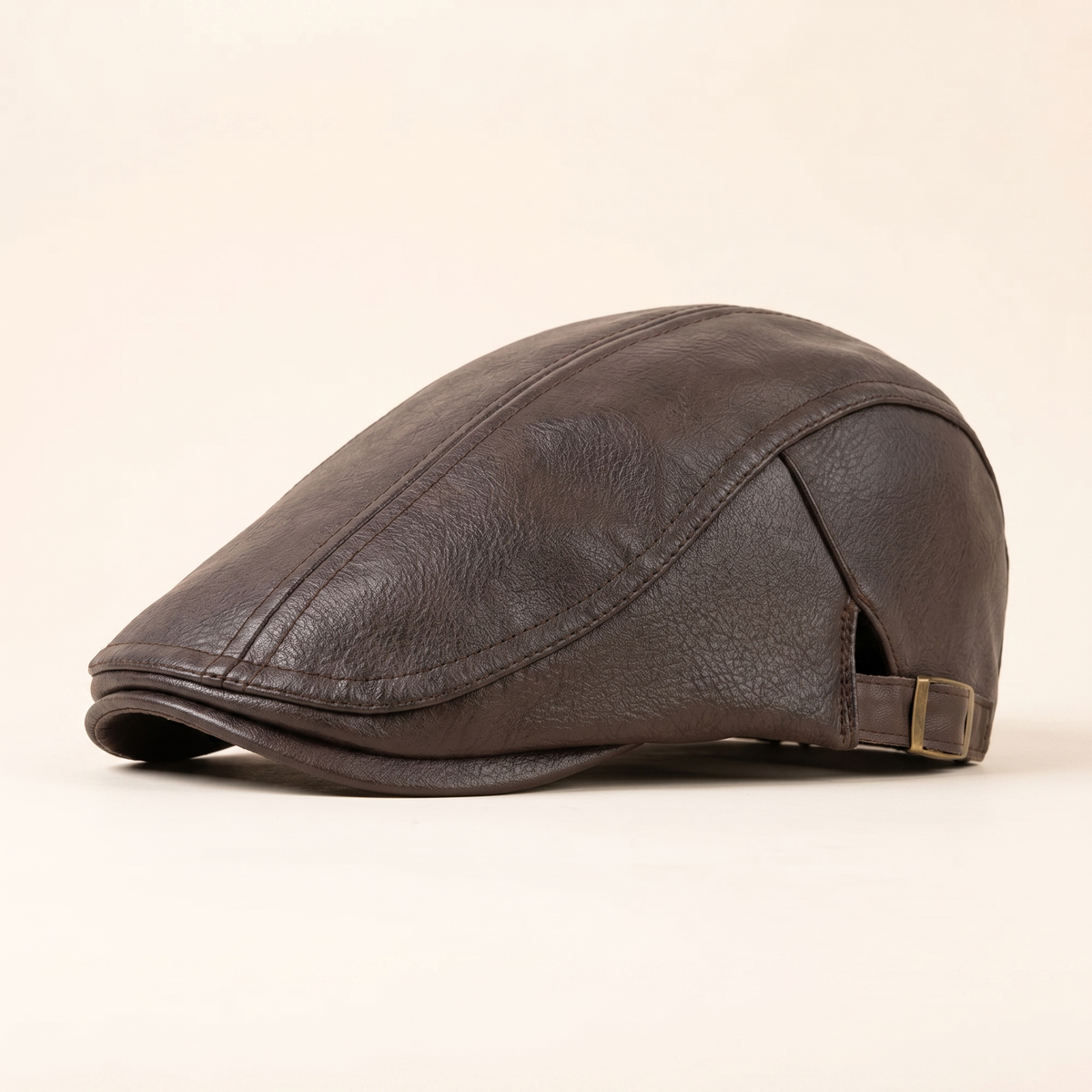 Heritage Leather Cap — SEDBERGH