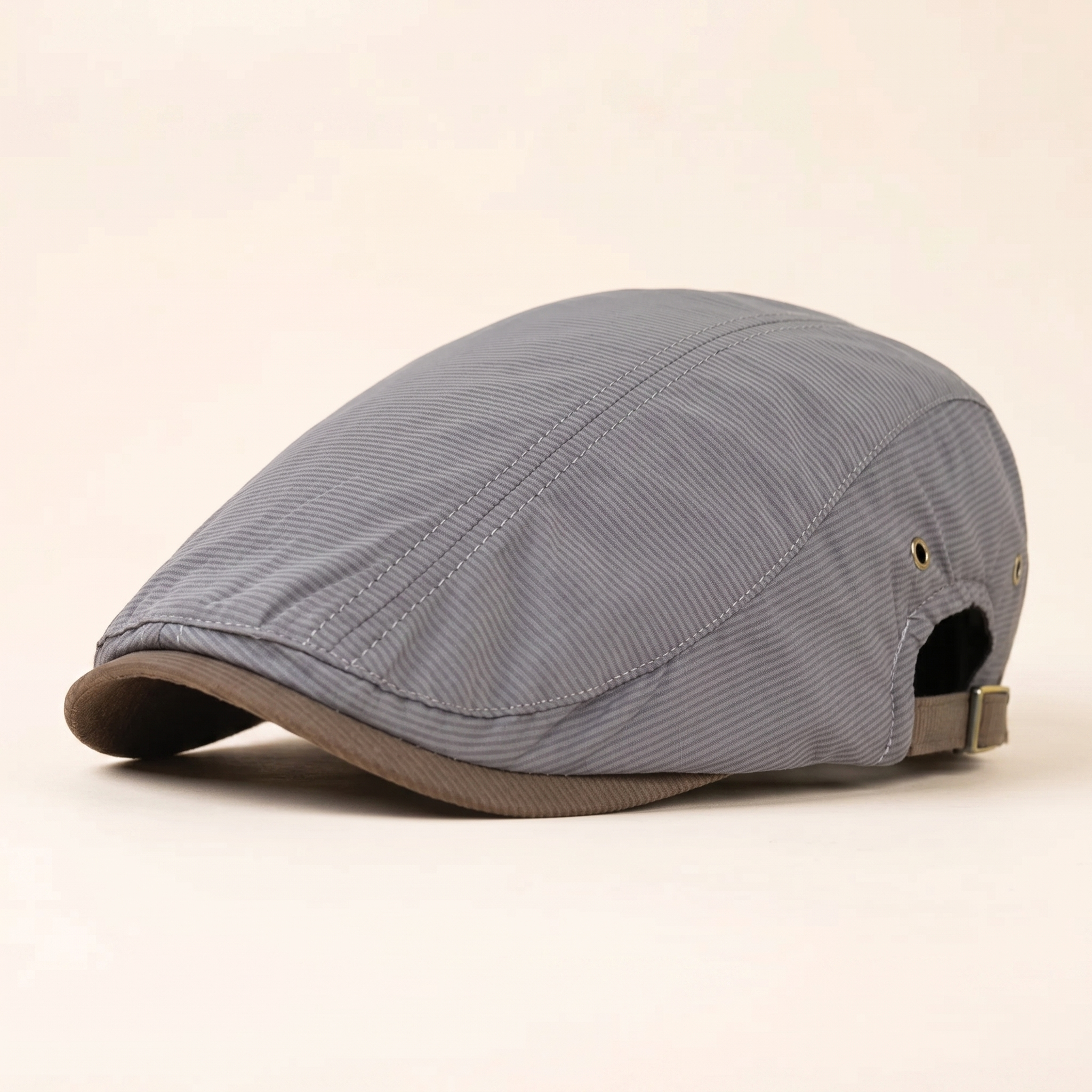 Pinstripe Cotton Cap — MARSDEN