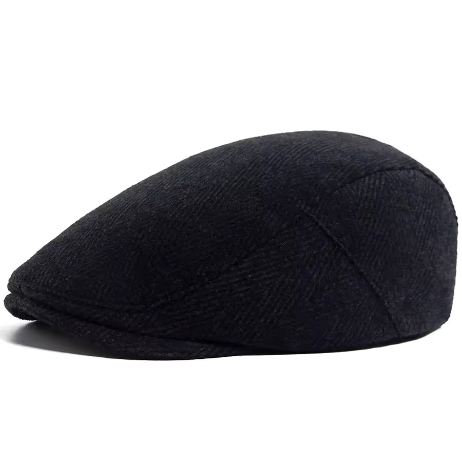 Herringbone Wool Cap — MOFFAT