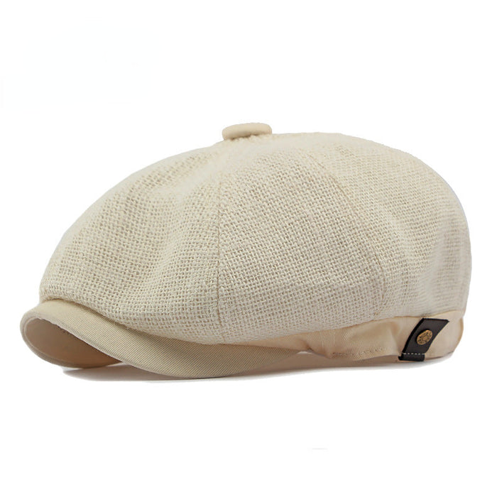 Linen Crown Cap