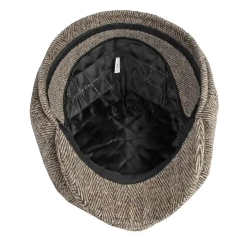 Herringbone Earflap Cap — KIRKCUDBRIGHT