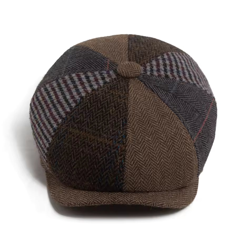 Wool Patchwork Cap — NANTWICH