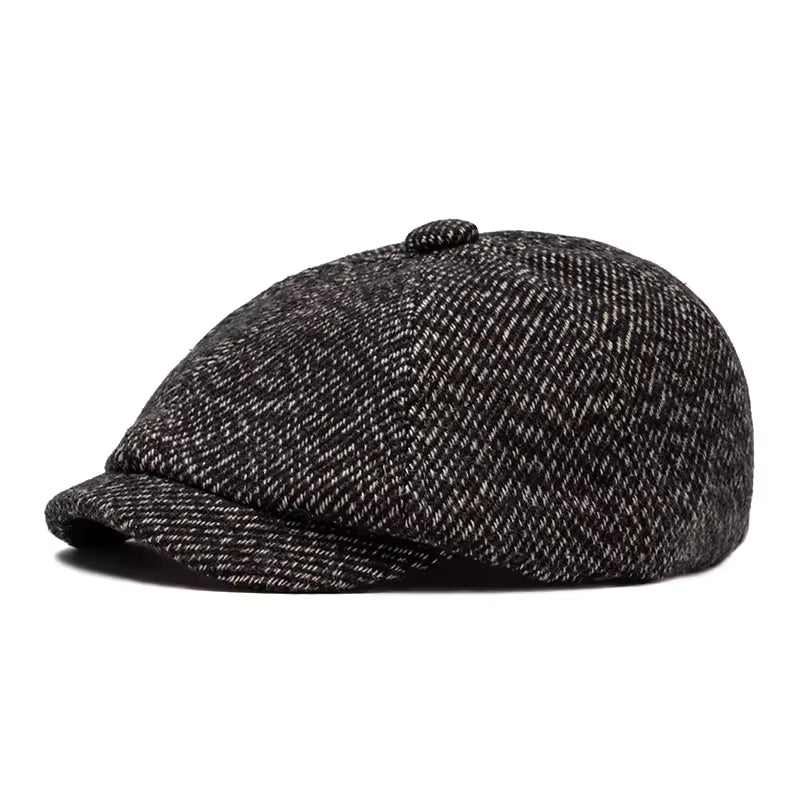Tweed Newsboy Cap — CONWY