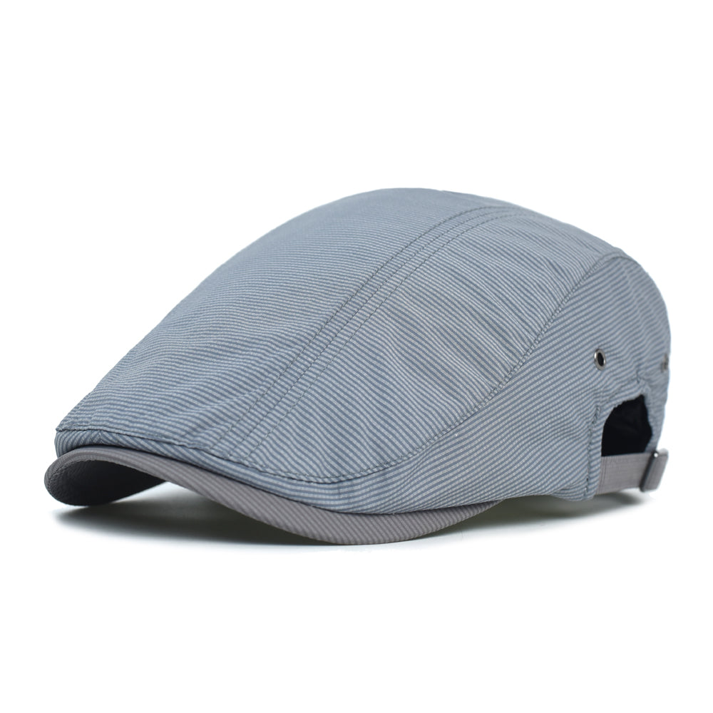 Pinstripe Cotton Cap — BRAMPTON