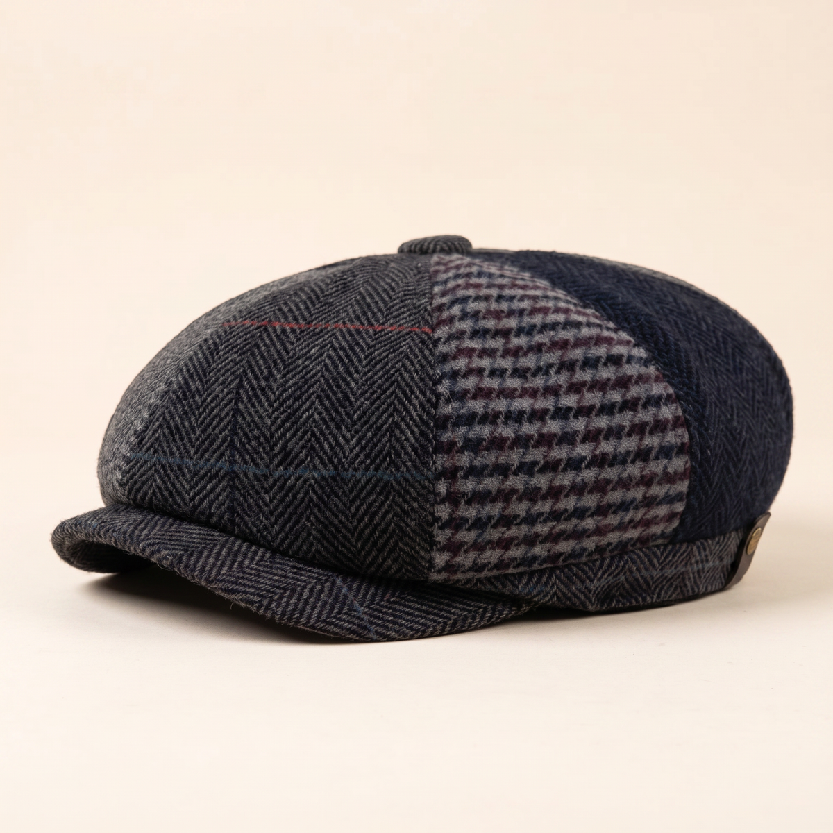 Wool Patchwork Cap — MALHAM