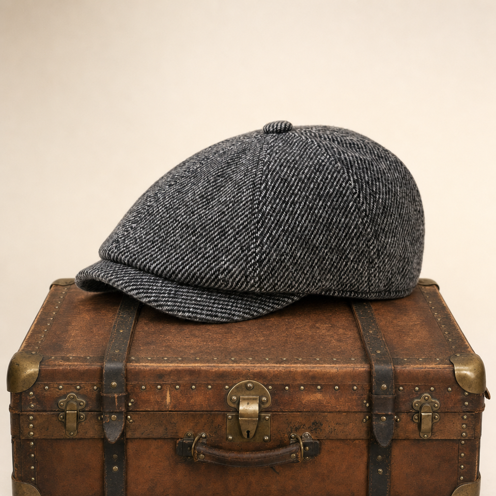 Tweed Newsboy Cap — SETTLE